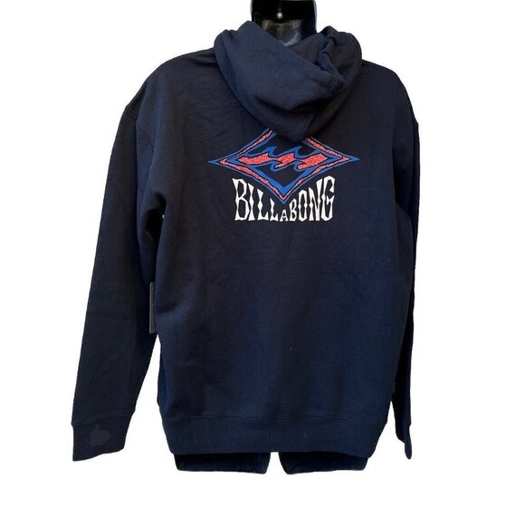 Billabong Sons of Fun Men's Organic Pullover Hoodie Size L ABYFT00334 Phantom - Picture 2 of 6
